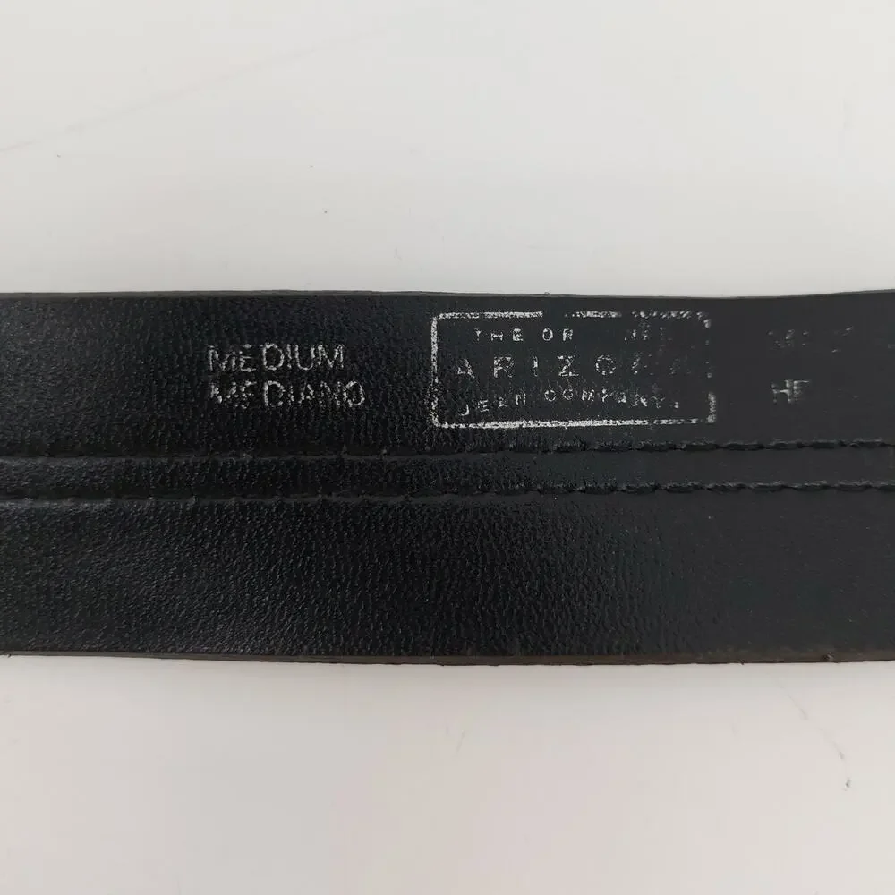 Arizona Jean Womens Belt Medium Two Tone Brown Black Suede Y2K